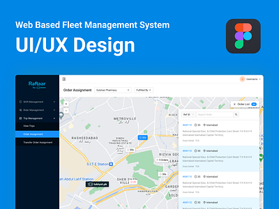 Fleet Management System | Web Portal | UI/UX Design | Figma ant design design system erp system fleetmanagement interaction design ui ui design ux design web app