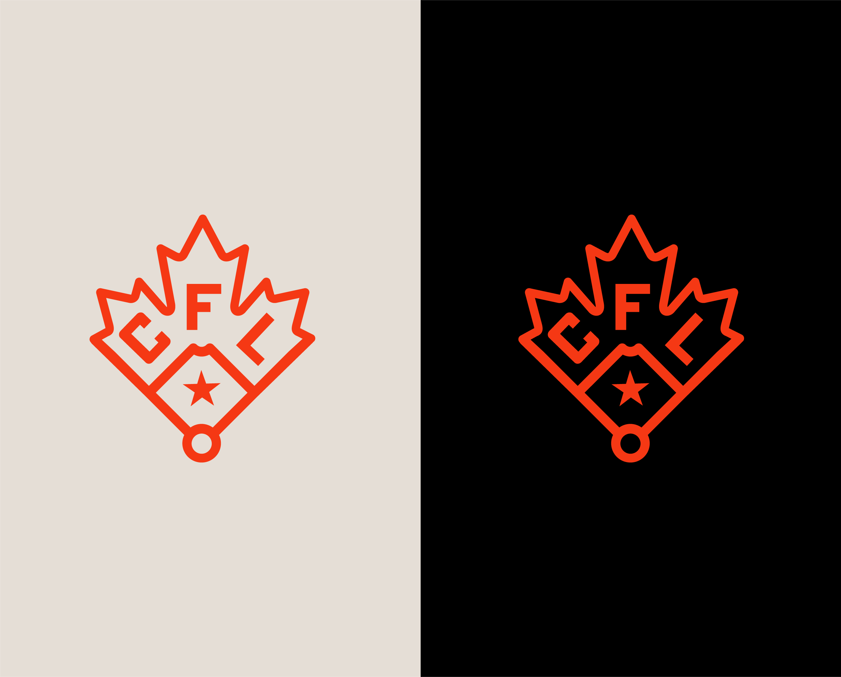 Fall Baseball League Branding baseball brand branding fall halloween logo logo design maple sports sports branding