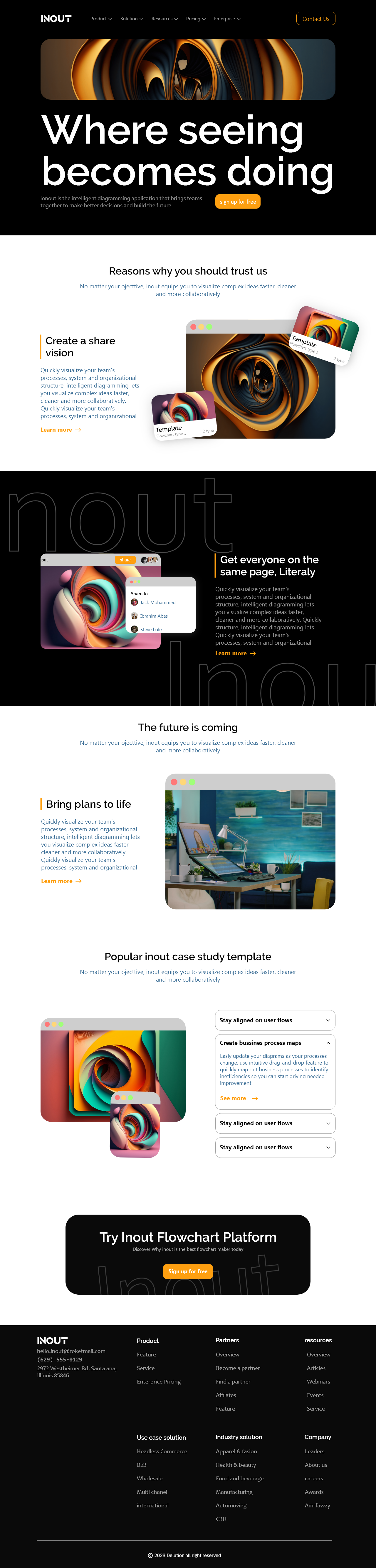 Flowchart Website by Amr Design on Dribbble