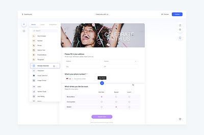Formlsy - Classic form builder view builder clean dashboard design flat minimal responsive simple ui user experience ux web