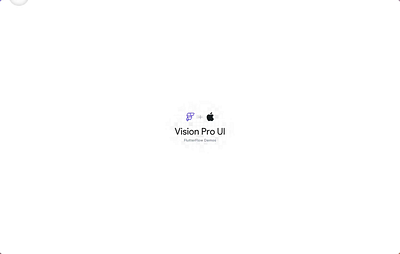 Apple Vision Pro UI in FlutterFlow app design apple apple vision pro apple vision pro ui ar ui ux vision pro vision pro ui