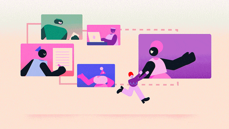 An Onboarding Journey. 2d animation design illustration motion motion design