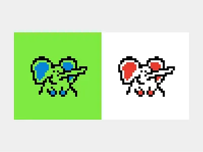 A Little Elephant Pixel Painting art design graphic design illustration illustrator