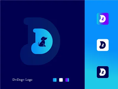 Letter D Pet Agency Logo app logo branding creative logo creato verse d letter logo dog food logo dog logo graphic design illustration letter d logo logo logo type logos modern logo pet agency logo pet food logo vector