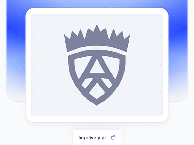 "Coat of Arms with the Letter" — Logotype Design | LogoliveryAI ai powered logo coat of arms logo logo ai logo design logo generator logotype svg