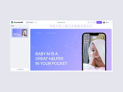 Presentation constructor app branding constructor design graphic design illustration logo presentation typography ui ux vector