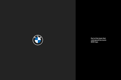 BMW / Logo Redesign company logo