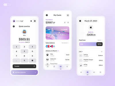 Onebank - Online Banking App Concept banking build build 2.0 design inspiration designdrug fintech mobileapp neobank ui ux watchmegrow