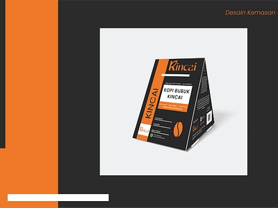 Desain Kemasan Kopi Bubuk "Kincai" branding design illustration infographic kemasan logo packaging typography