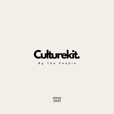 CultureKit Logo branding graphic design logo