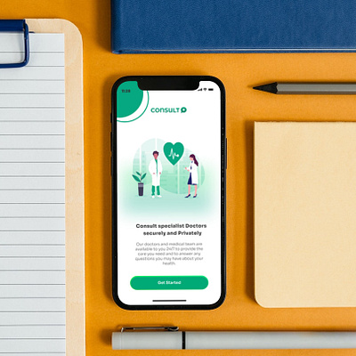 Doctor consultation App figma productdesign ui ux