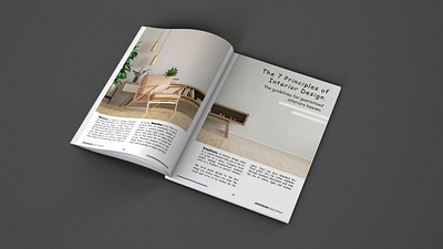 Magazine creation - Interior Design abode illustrator branding design graphic design illustration logo magazine magazinedesign mockup ui ux vector