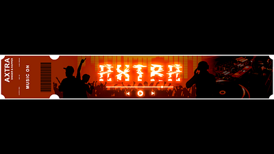 Axtra Youtube Banner Made with Ps graphic design