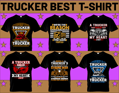 Trucker T-Shirt Design branding design graphic design heavyhaul illustration instajobs logistics transport truck truckdriver trucker truckerlife truckers truckerslife trucking truckingindustry trucks truckstop typography vector