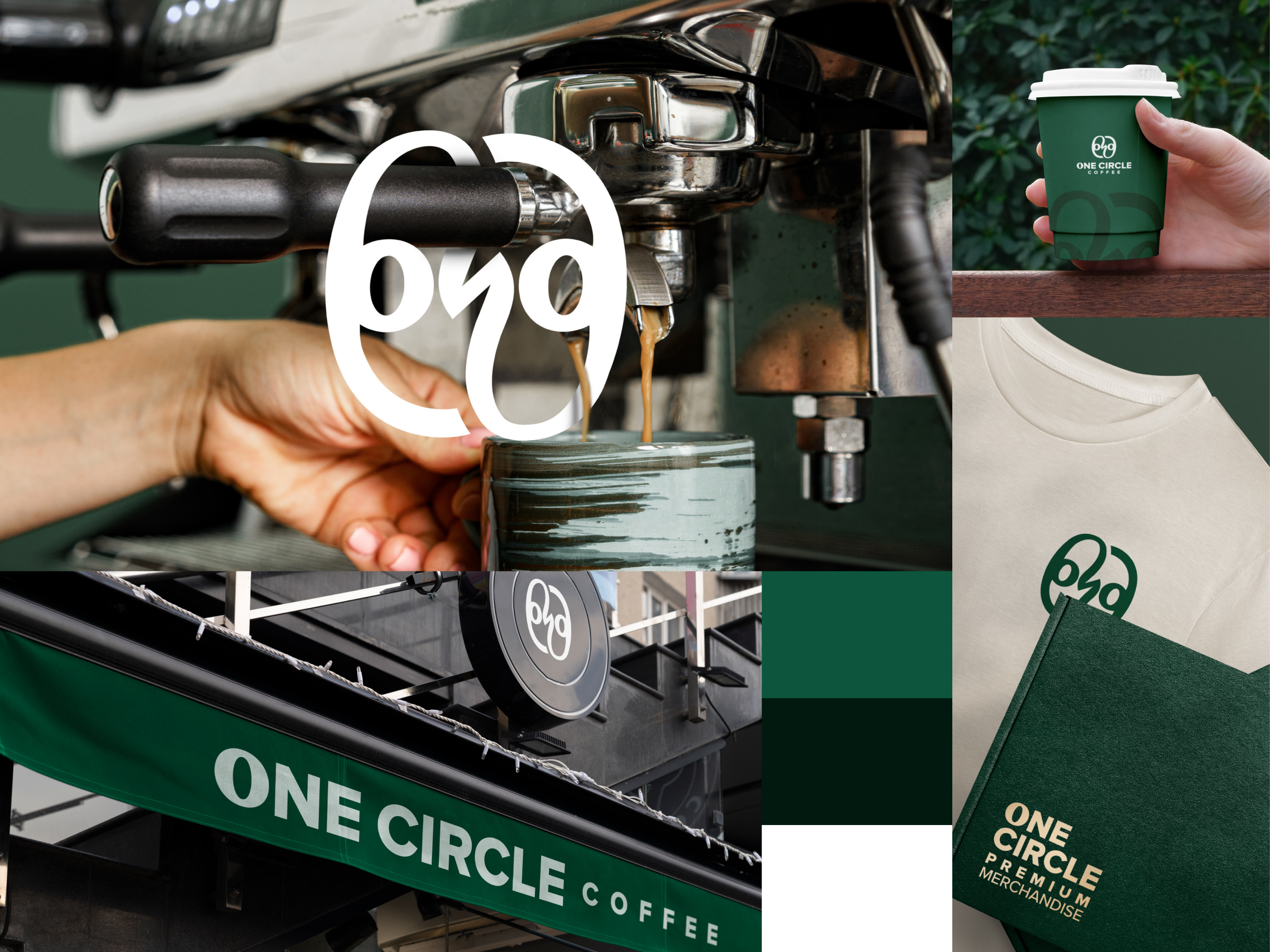 One Circle Coffee - Unselected Logo Competition For Sale ambigram brand brand identity branding branding identity cafe coffee coffee shop design logo designer discussion graphic design indonesia logo logo cafe logo coffee logo design restaurant visual branding visual identity