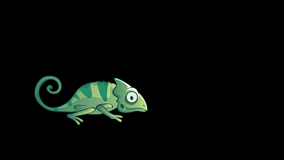 Jump Chameleon Jump | Game Character 2d 2d animation animation character animation design digital animation illustration