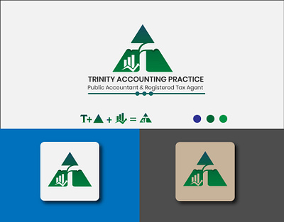 Trinity Accounting Practice logo Desin bestlogo brandidenty brandiing design graphic design logo logo design logofolio trinity logo vectplus