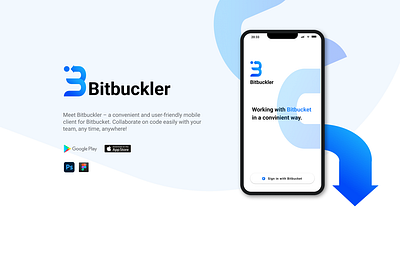 Bitbuckler mobile application- UI/UX design app ill illustration typography ui ux vector
