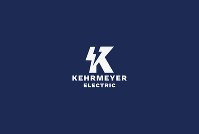 Kehrmeyer Electric branding electric k logo