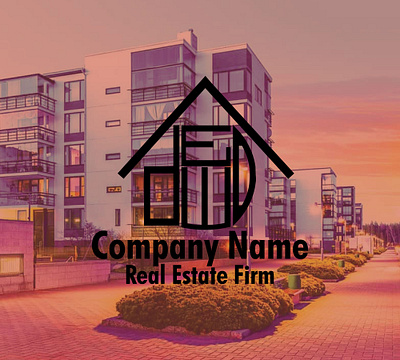 Concept : Real estate Firm - Logo Design (Unused ) brand identity graphic design logo logo design