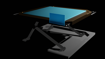 Sci-Fi Table 3d blender design