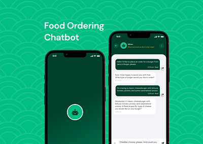 Food Ordering Chatbot ai chatbot dailyui design figma figmadesign ui