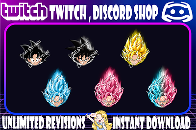 Goku twitch sub badges and twitch emotes discord dragon ball dragon ball z emotes facebook goku goku badges goku emotes goku sub badges sub badges ticktok twitch twitch badges twitch emotes youtube