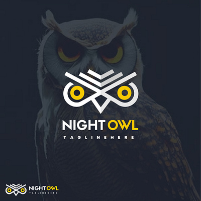 Concept: NightOwl - Logo Design app logo best logo bird logo brand design brand identity branding creativelogo logo logo design logo designer logo icon logofolio minimalist logo modern logo night owl logo owl logo symbol tech logo vector website logo