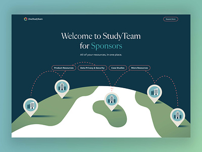 Resources for Sponsors figma illustration landing page ui ui design visual design web design website