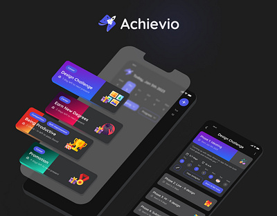 UI Design - Achievio Productivity App