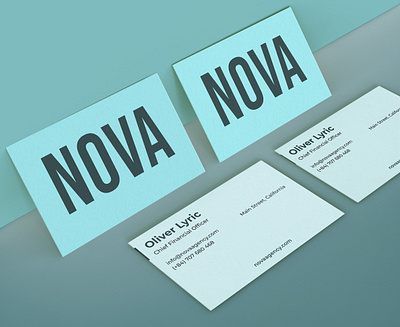 Business Card Design - Nova Agency