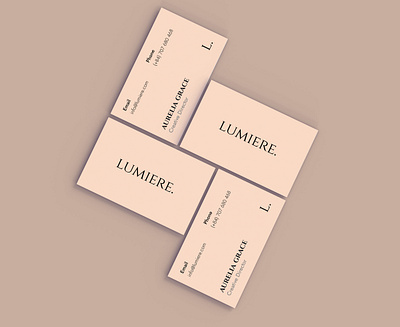 Business Card Design - Lumiere Co.