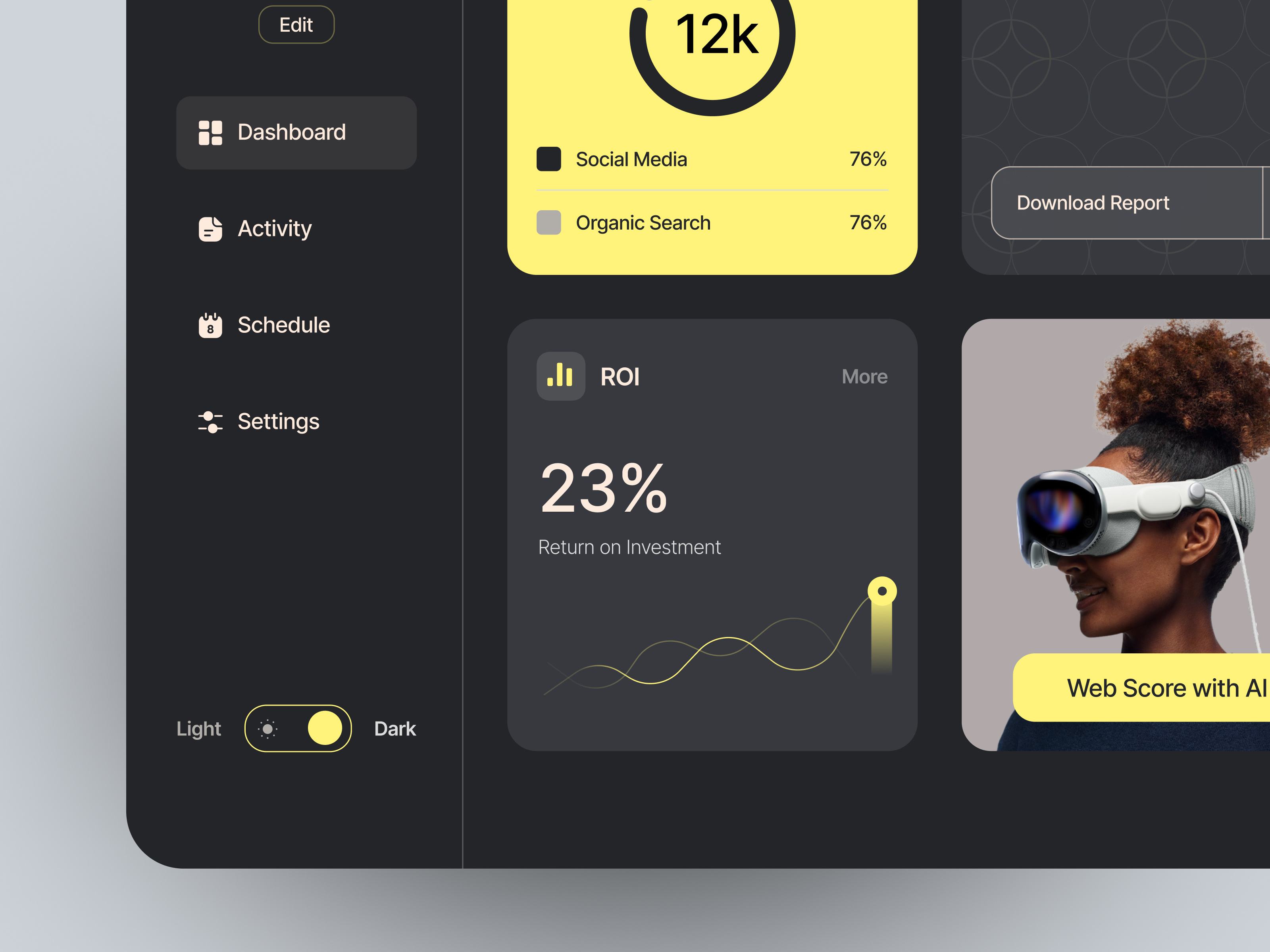 Admin Dashboard Web UI by Soundar R on Dribbble