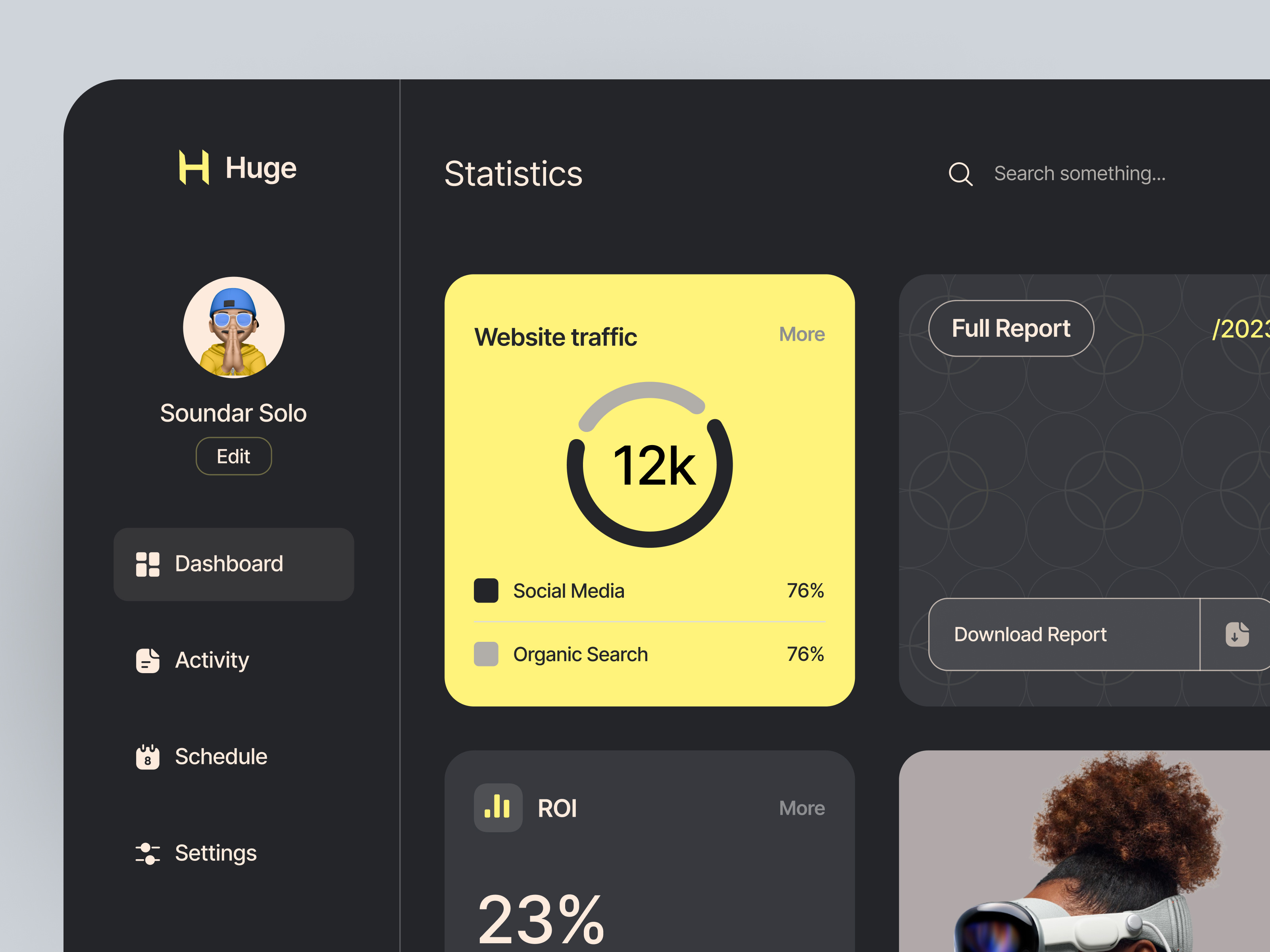 Admin Dashboard Web UI by Soundar R on Dribbble