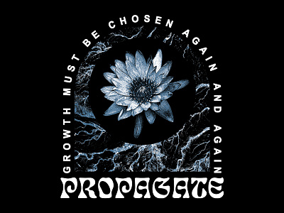 Propagate design flower graphic graphic design illustration