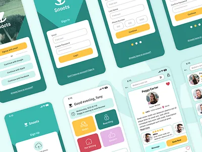 Not another dog walking app... app ui ux