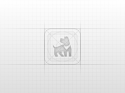 GigHound App Icon app app icon brand branding brands design dog gig glyph graphic design icon iconography illustration illustrator logo logo design logos mobile ui vector