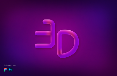 Abstract 3D Design 3d abstract design figma graphic design ui design uiux