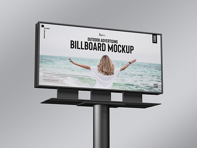 Free Outdoor Billboard Mockup banner mockup