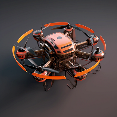 Futuristic Drones 3d 3d branding design graphic design illustration logo typography ui ux vector