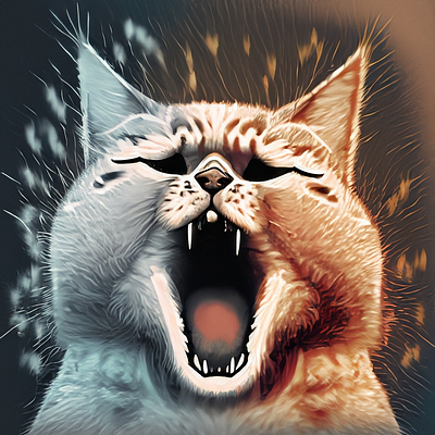kitty animals cat geometric grain grainy graphic design illustration illustrator kitty noise texture vector