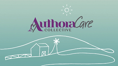 AuthoraCare Collective - Farm animation barn branding care cel animation clipboard collage doctor farm hospice landscape line mixed media nurse photo porch purple rocking chairs tree windmill