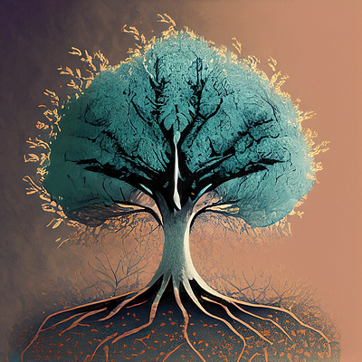 tree abstract design geometric grain grainy graphic design illustration illustrator noise texture tree vector