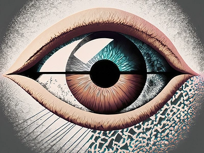 eye abstract design eye eyes geometric grain grainy graphic design illustration illustrator noise pupil texture vector