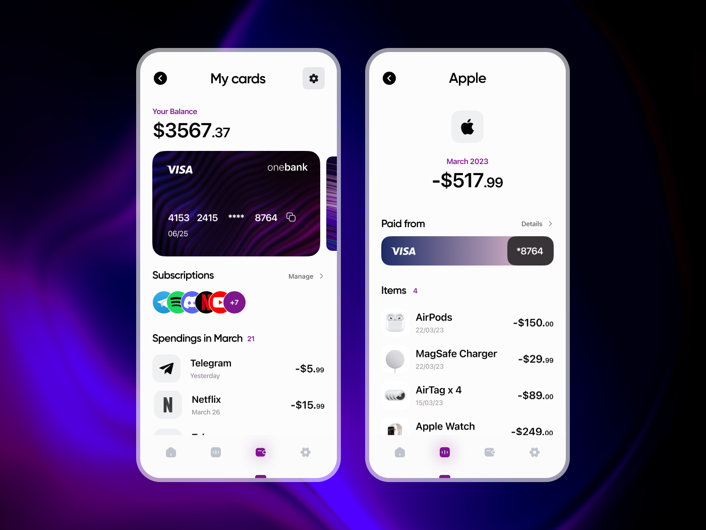 Banking App Concept design typography ui ux