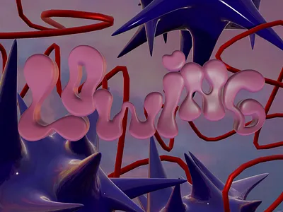 3D poster 3d blender design graphic design poster