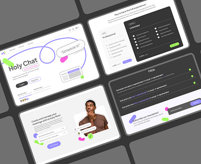 Holy Chat - your work app app design designer slack ui uidesign uiux uxdesign webdesign