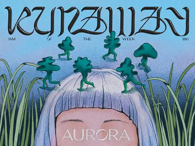 Jam of the Week | 186 album art album cover branding character design digital art drawing illustration jam jam of the week mushroom music nature passion project portrait poster print rogue studio type experiment typography