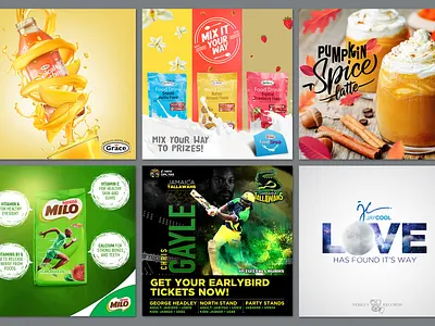 Social Media Collection design digital advertising graphic design layout social media
