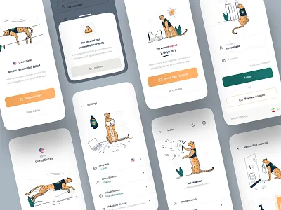 ChitaVPN App Ui Design🔥 app browser chita connect connecting design disconnect illustration menu security setting trend ui uidesign uiux vpn vpn app